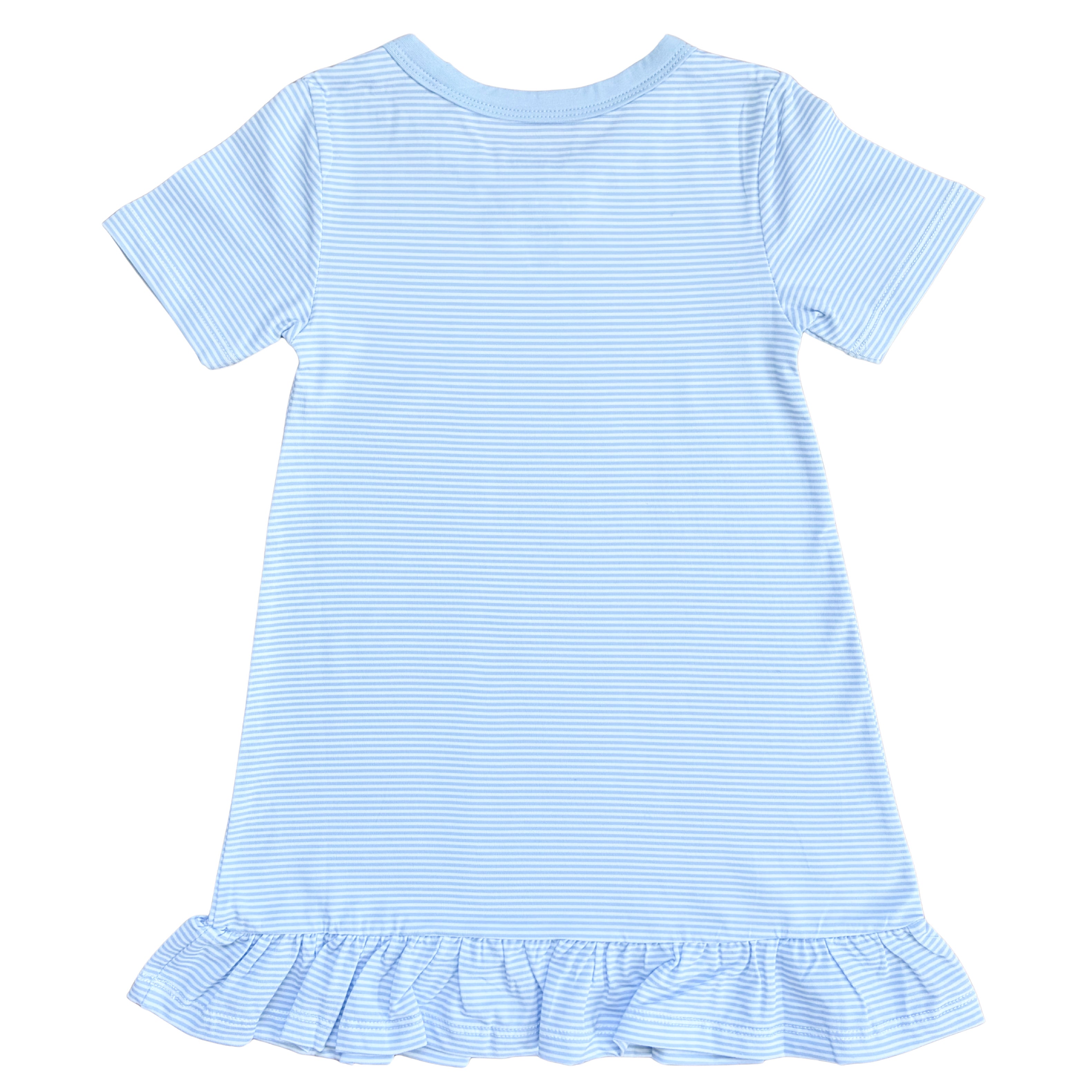 The Claire — Blue Micro Stripe