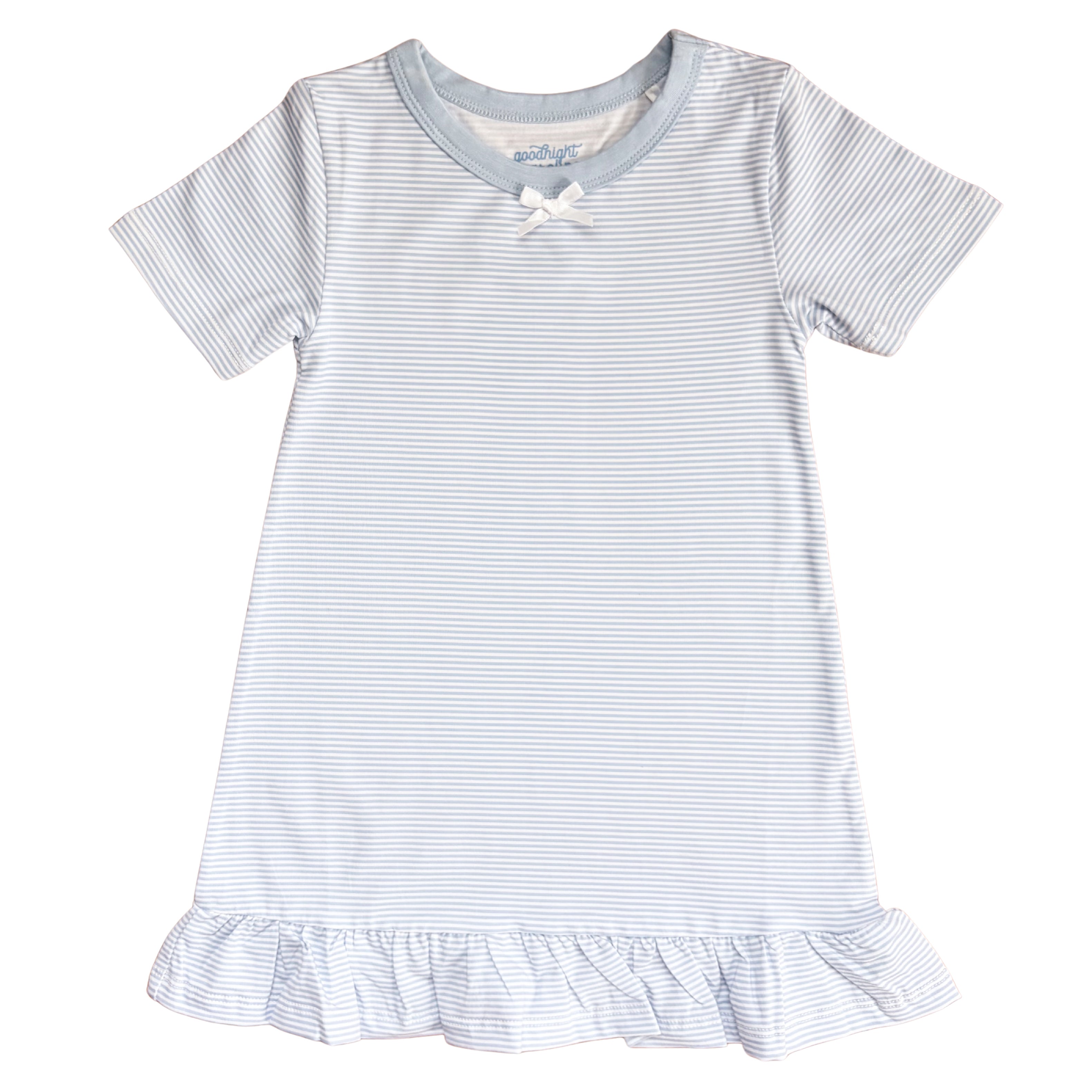 The Claire — Blue Micro Stripe