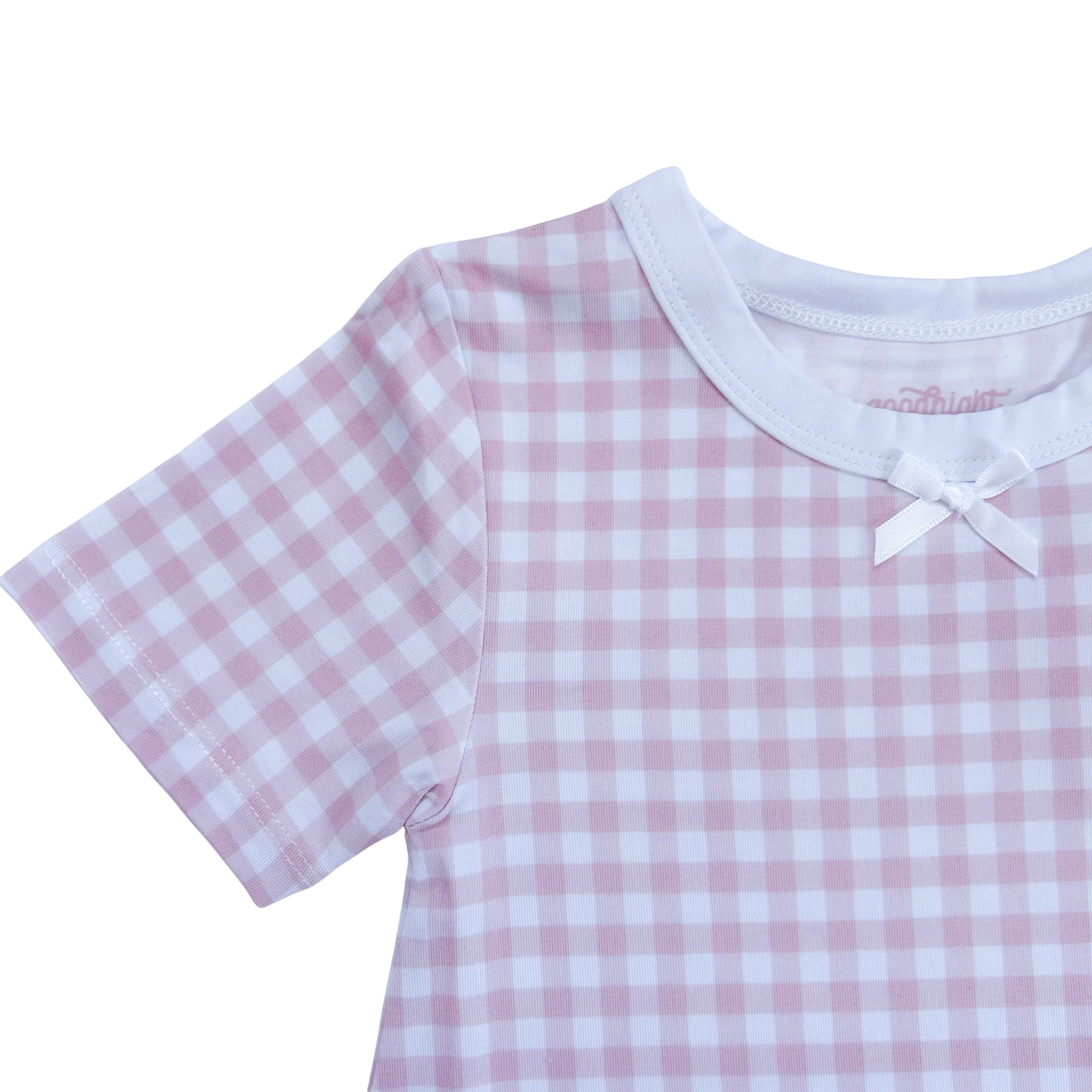 The Claire — Blush Gingham