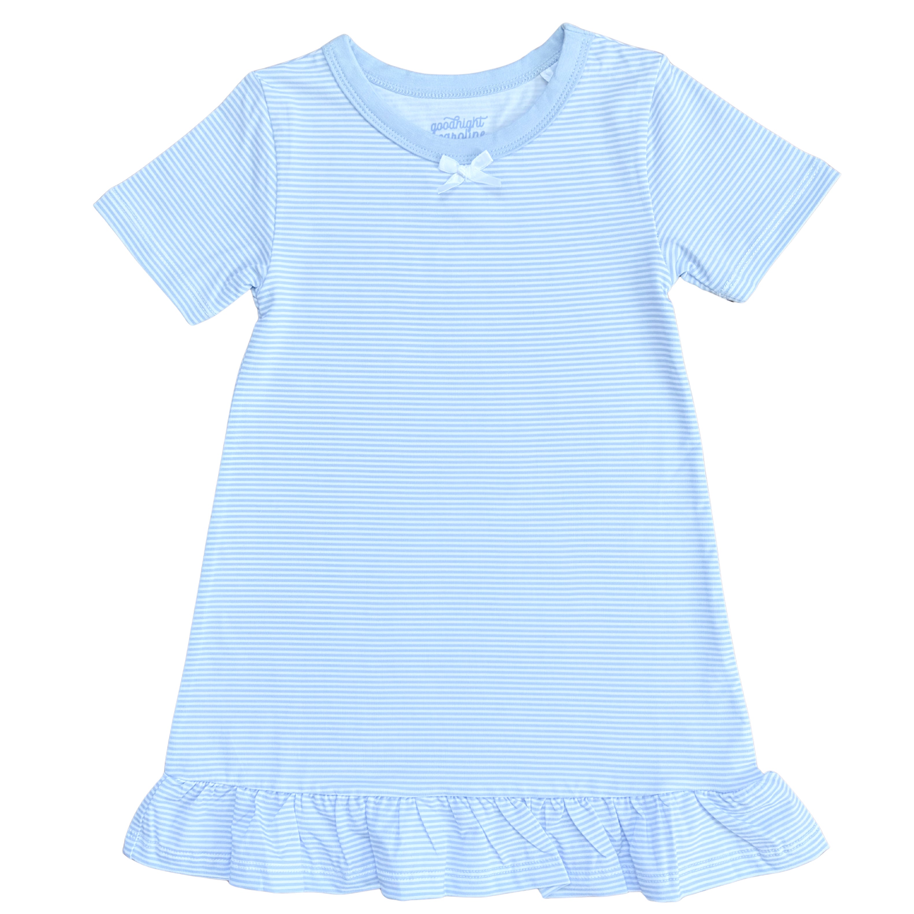 The Claire — Blue Micro Stripe