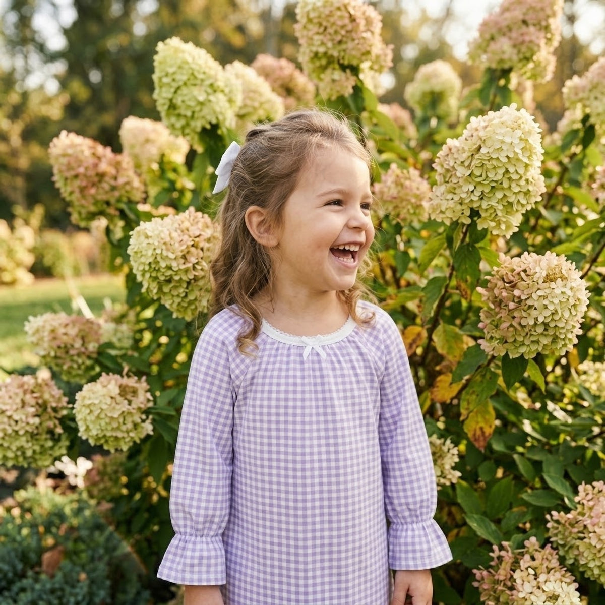 The Grace — Lavender Gingham